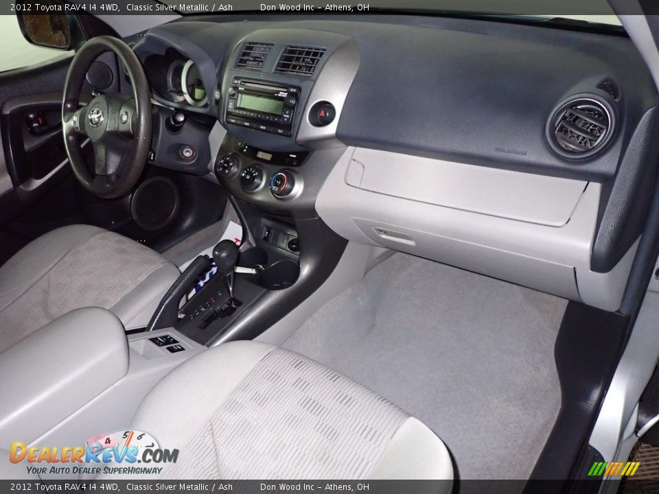 2012 Toyota RAV4 I4 4WD Classic Silver Metallic / Ash Photo #27