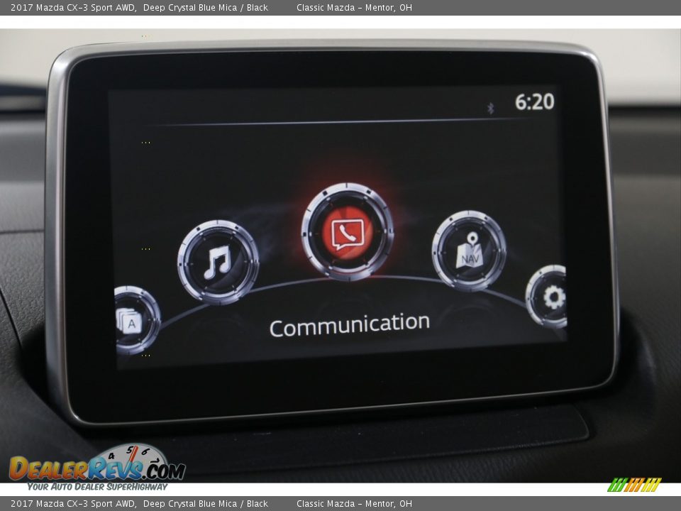 2017 Mazda CX-3 Sport AWD Deep Crystal Blue Mica / Black Photo #12
