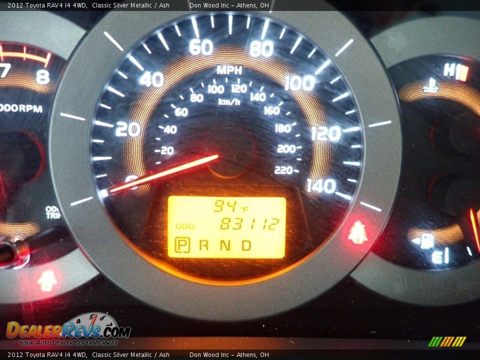 2012 Toyota RAV4 I4 4WD Classic Silver Metallic / Ash Photo #29