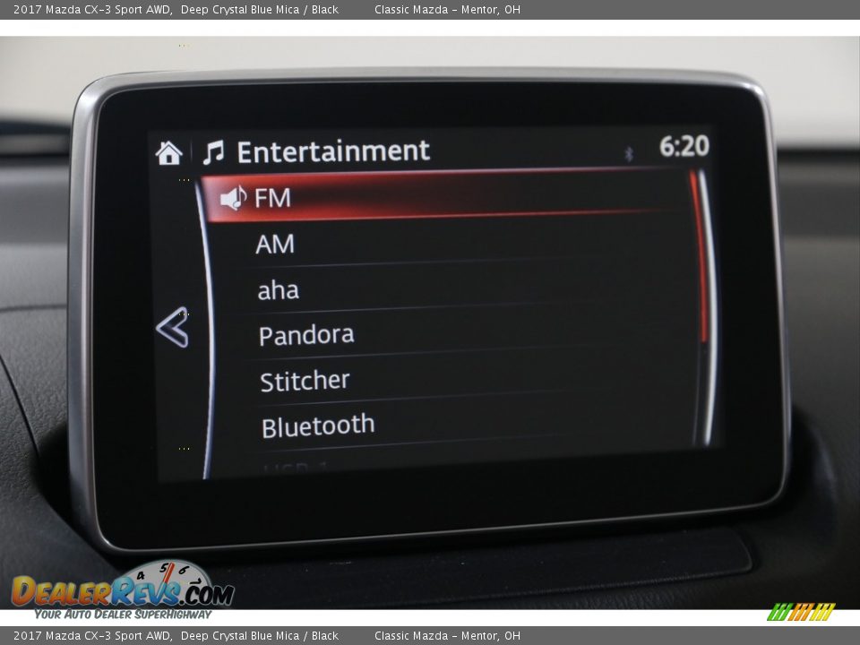 2017 Mazda CX-3 Sport AWD Deep Crystal Blue Mica / Black Photo #14
