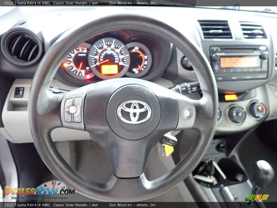 2012 Toyota RAV4 I4 4WD Classic Silver Metallic / Ash Photo #30