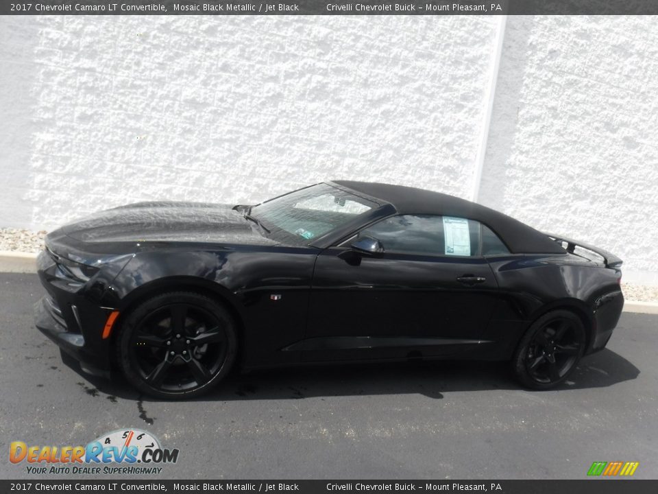 2017 Chevrolet Camaro LT Convertible Mosaic Black Metallic / Jet Black Photo #5