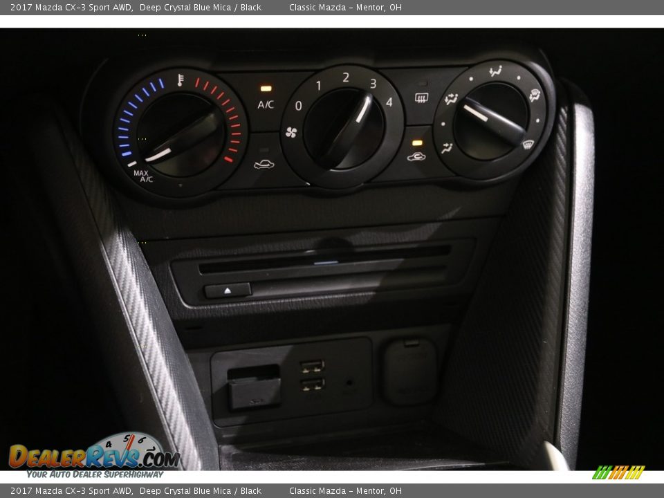 2017 Mazda CX-3 Sport AWD Deep Crystal Blue Mica / Black Photo #18