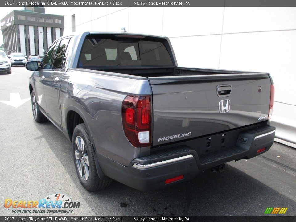 2017 Honda Ridgeline RTL-E AWD Modern Steel Metallic / Black Photo #3