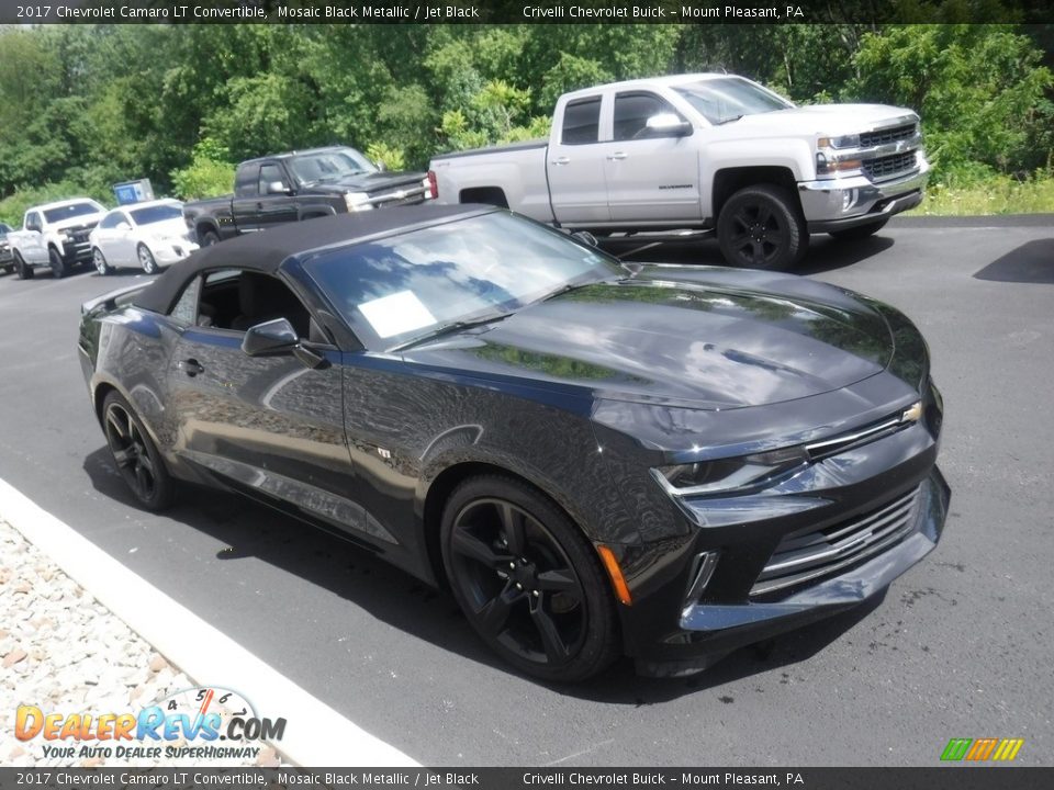 2017 Chevrolet Camaro LT Convertible Mosaic Black Metallic / Jet Black Photo #10