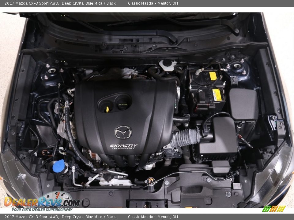 2017 Mazda CX-3 Sport AWD Deep Crystal Blue Mica / Black Photo #24