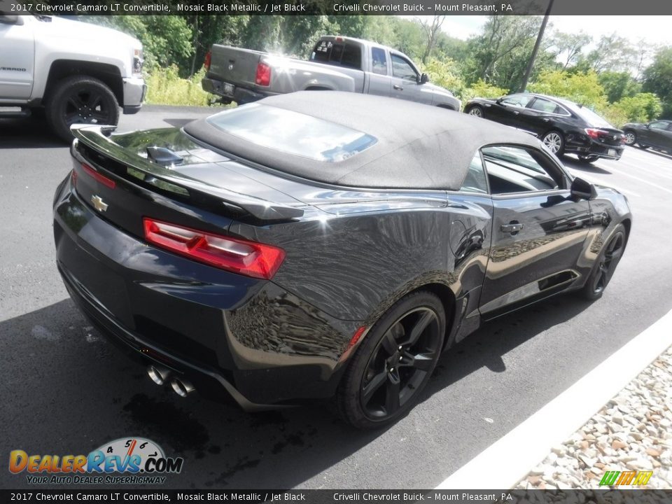 2017 Chevrolet Camaro LT Convertible Mosaic Black Metallic / Jet Black Photo #11