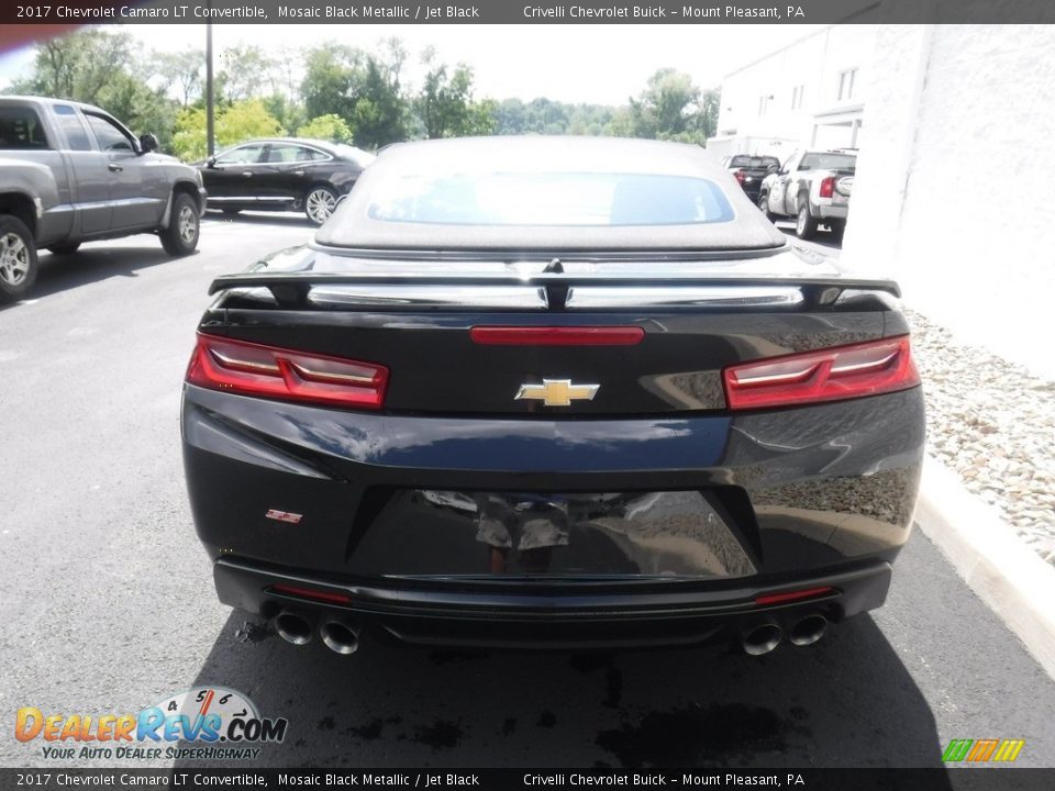 2017 Chevrolet Camaro LT Convertible Mosaic Black Metallic / Jet Black Photo #12