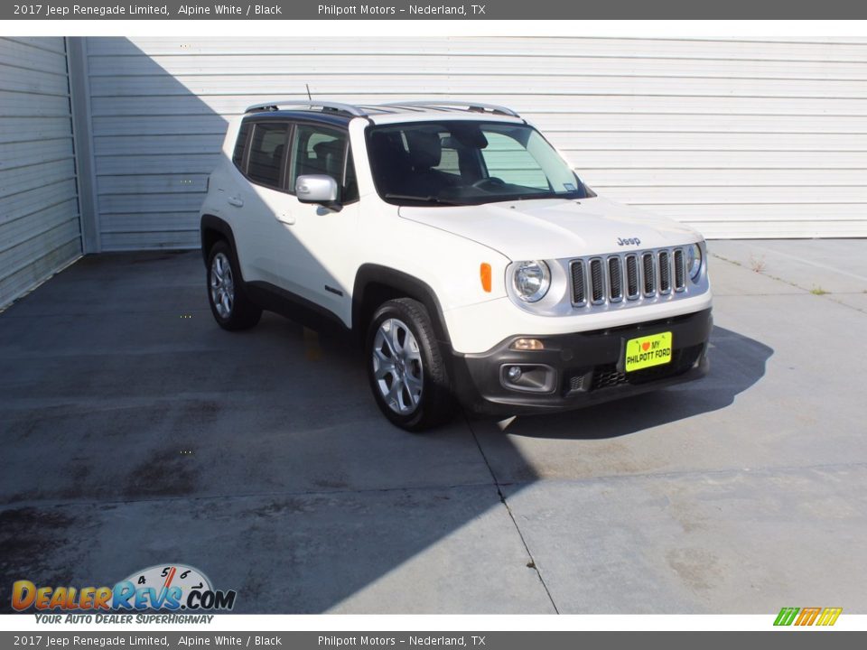 2017 Jeep Renegade Limited Alpine White / Black Photo #2