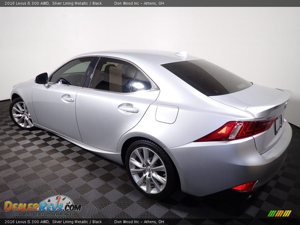 2016 Lexus IS 300 AWD Silver Lining Metallic / Black Photo #9