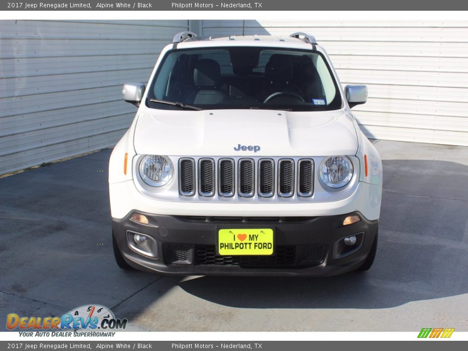 2017 Jeep Renegade Limited Alpine White / Black Photo #3