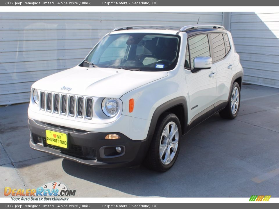 2017 Jeep Renegade Limited Alpine White / Black Photo #4