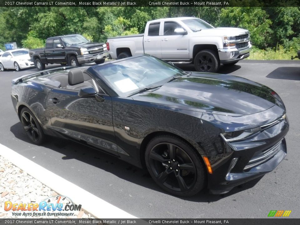 2017 Chevrolet Camaro LT Convertible Mosaic Black Metallic / Jet Black Photo #15