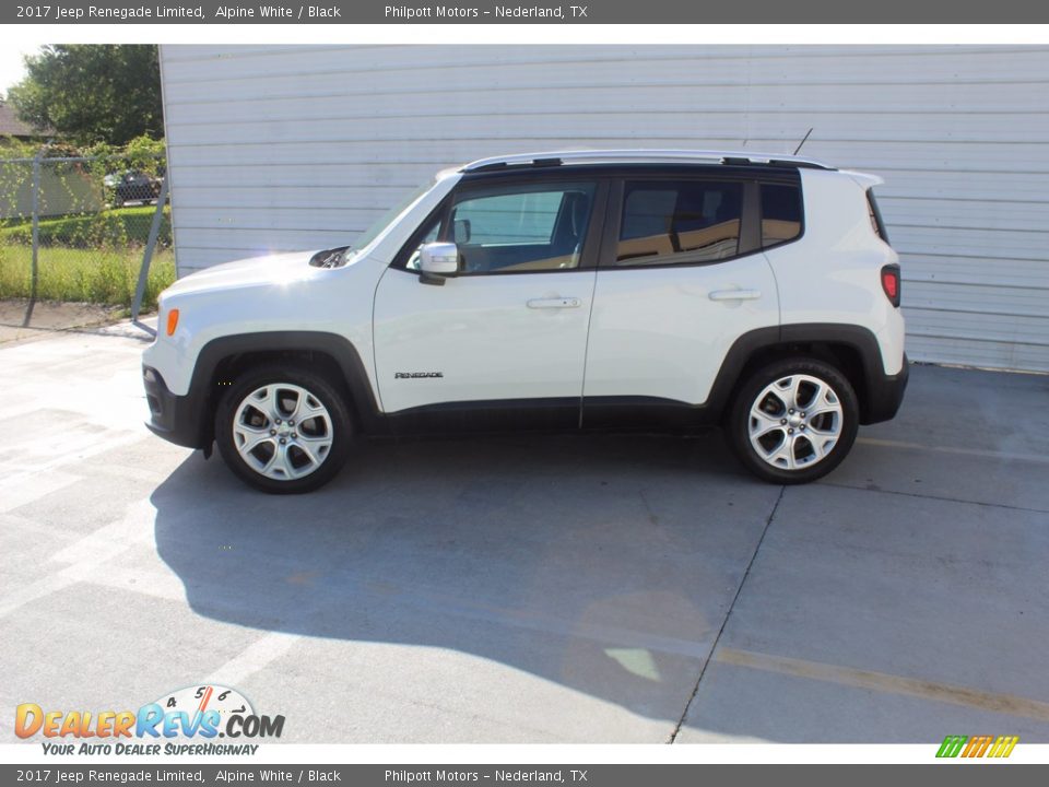 2017 Jeep Renegade Limited Alpine White / Black Photo #7