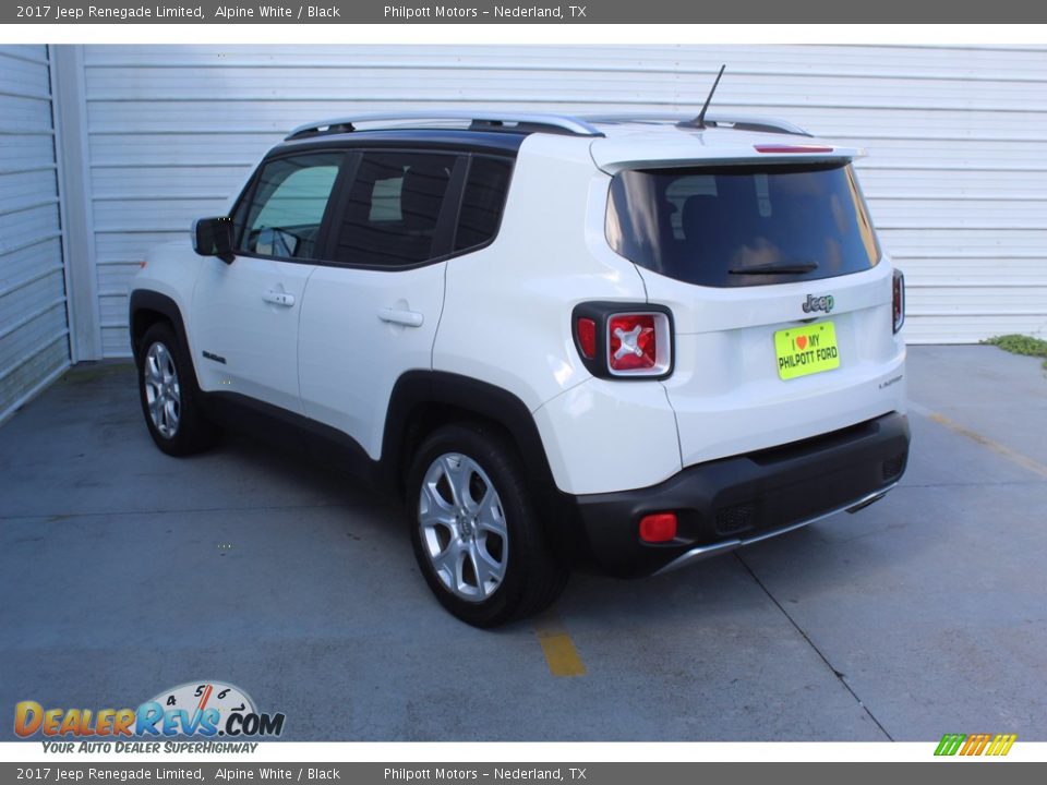 2017 Jeep Renegade Limited Alpine White / Black Photo #8