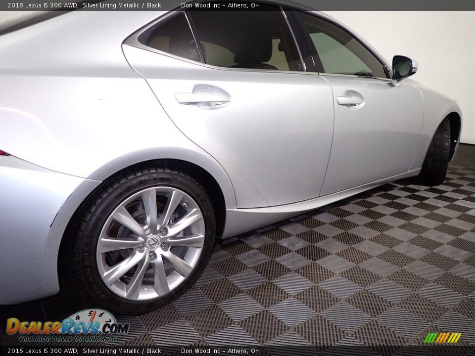 2016 Lexus IS 300 AWD Silver Lining Metallic / Black Photo #15