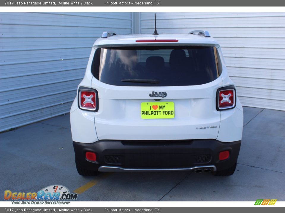 2017 Jeep Renegade Limited Alpine White / Black Photo #9