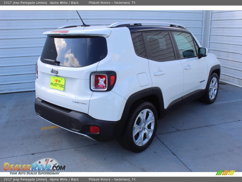 2017 Jeep Renegade Limited Alpine White / Black Photo #10