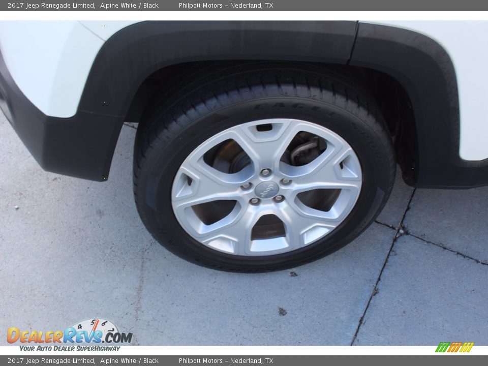 2017 Jeep Renegade Limited Alpine White / Black Photo #11