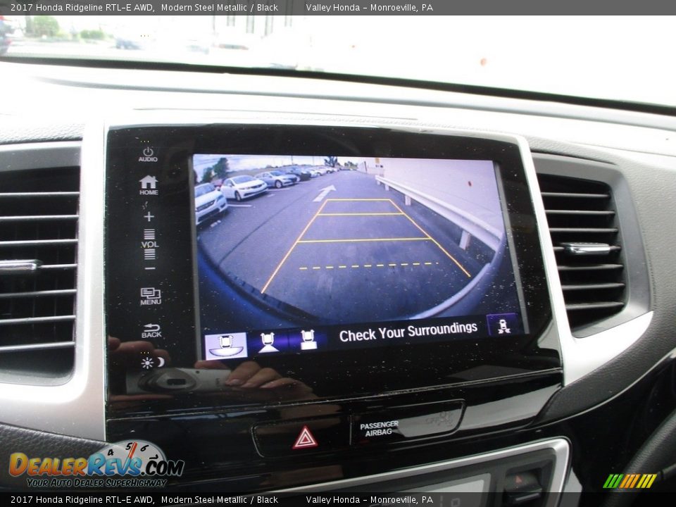 2017 Honda Ridgeline RTL-E AWD Modern Steel Metallic / Black Photo #16