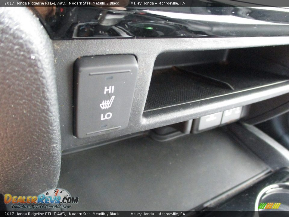 2017 Honda Ridgeline RTL-E AWD Modern Steel Metallic / Black Photo #17