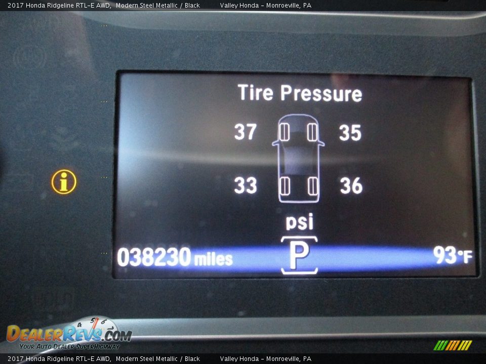 2017 Honda Ridgeline RTL-E AWD Modern Steel Metallic / Black Photo #20
