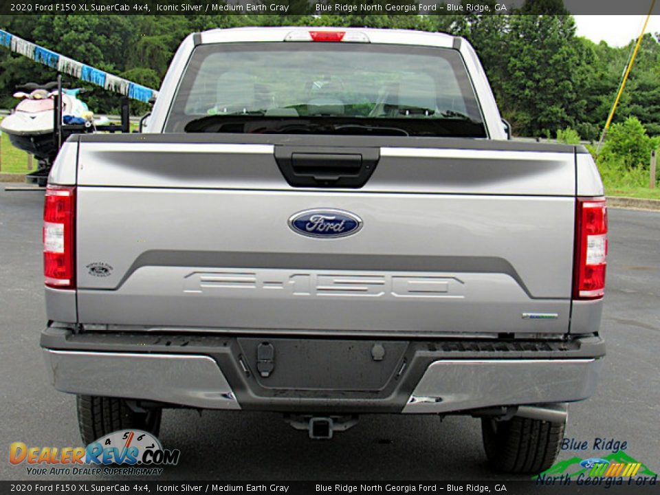 2020 Ford F150 XL SuperCab 4x4 Iconic Silver / Medium Earth Gray Photo #4