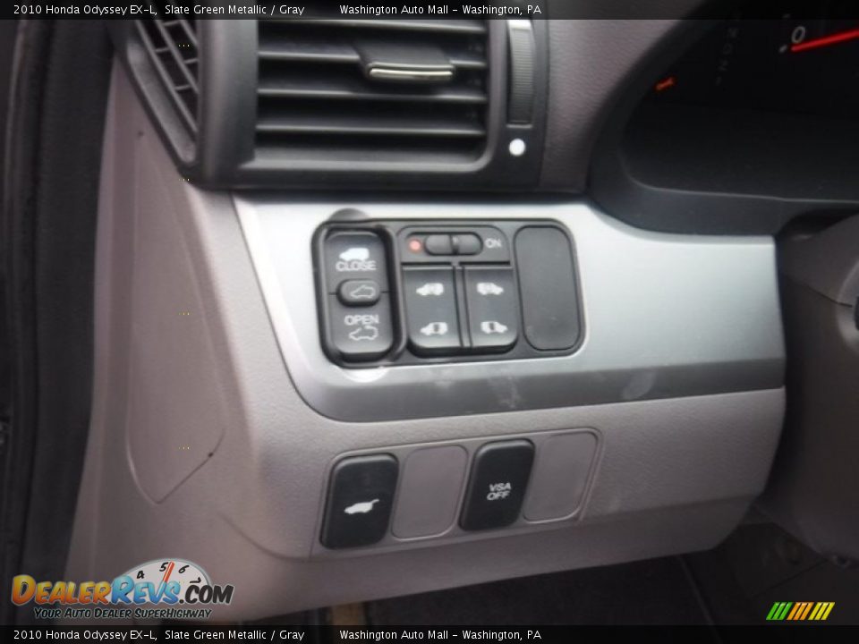 2010 Honda Odyssey EX-L Slate Green Metallic / Gray Photo #7