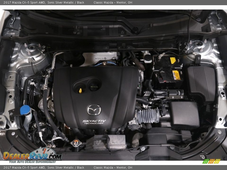 2017 Mazda CX-5 Sport AWD Sonic Silver Metallic / Black Photo #22