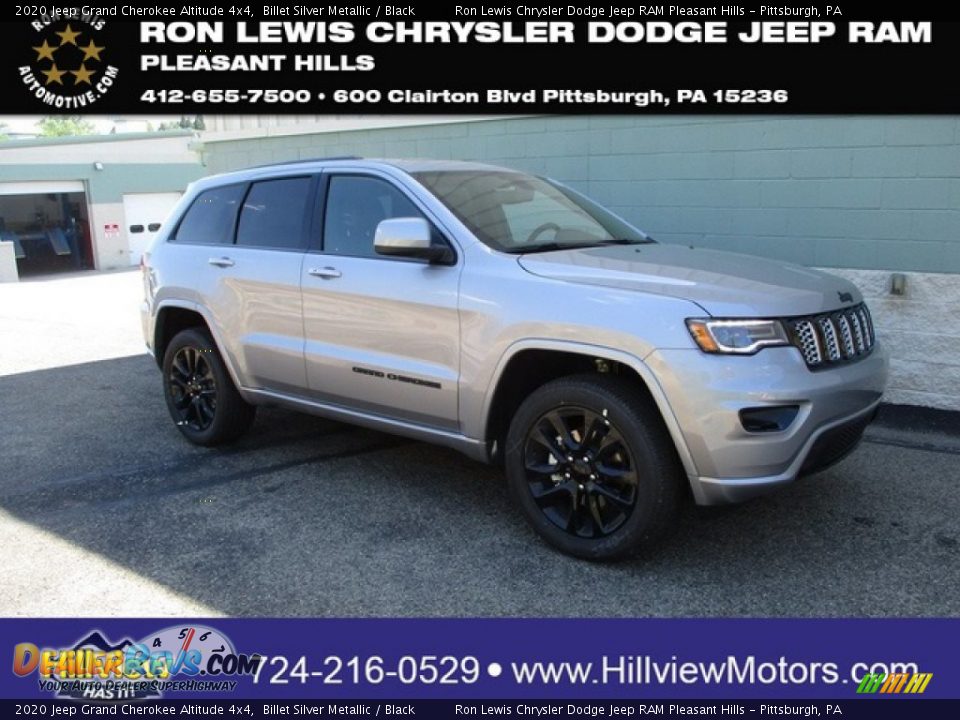 2020 Jeep Grand Cherokee Altitude 4x4 Billet Silver Metallic / Black Photo #1