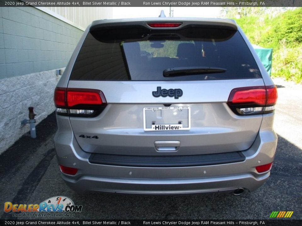 2020 Jeep Grand Cherokee Altitude 4x4 Billet Silver Metallic / Black Photo #4