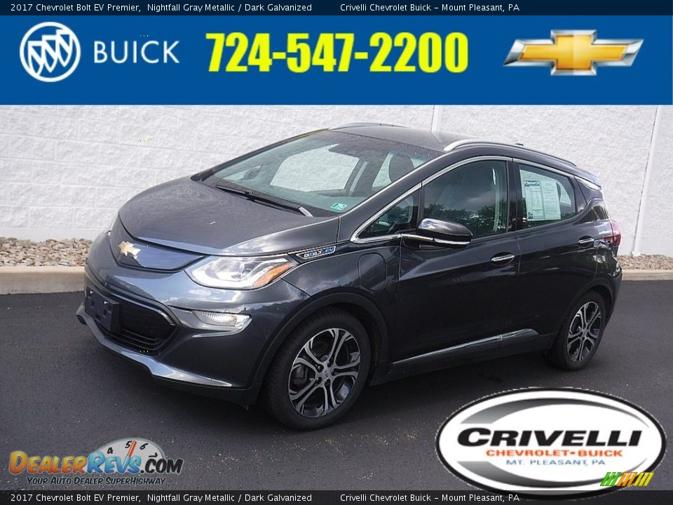 2017 Chevrolet Bolt EV Premier Nightfall Gray Metallic / Dark Galvanized Photo #1