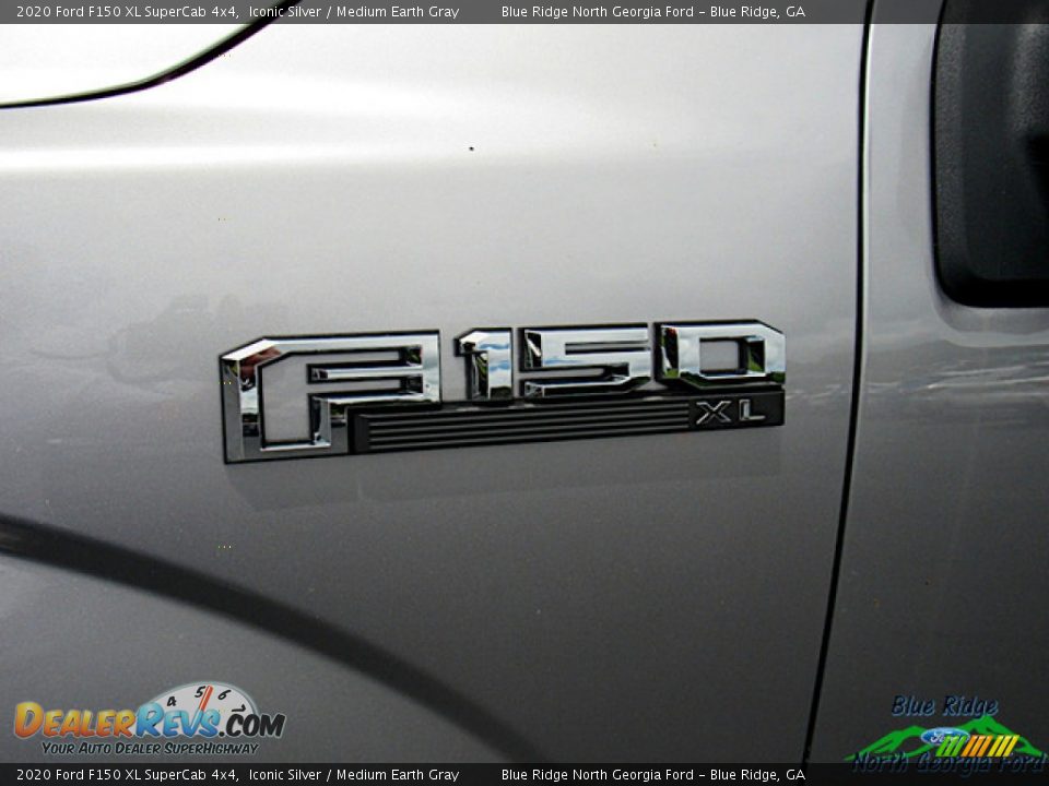 2020 Ford F150 XL SuperCab 4x4 Iconic Silver / Medium Earth Gray Photo #24