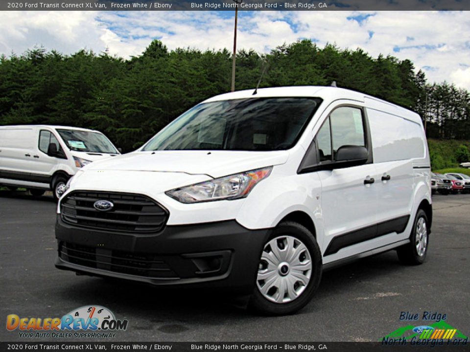 2020 Ford Transit Connect XL Van Frozen White / Ebony Photo #1