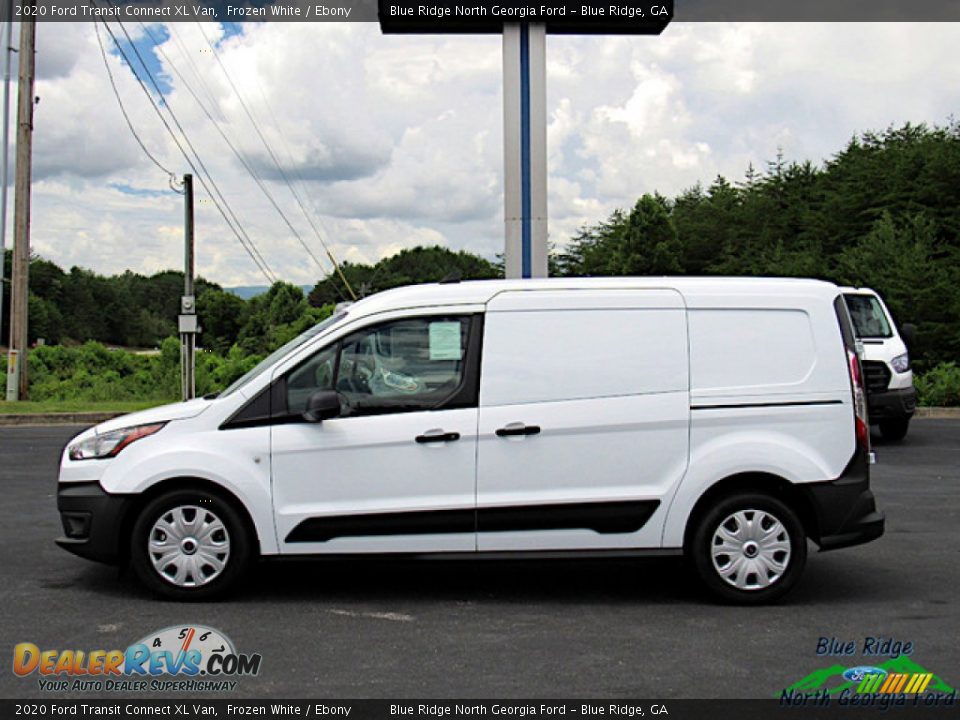 2020 Ford Transit Connect XL Van Frozen White / Ebony Photo #2