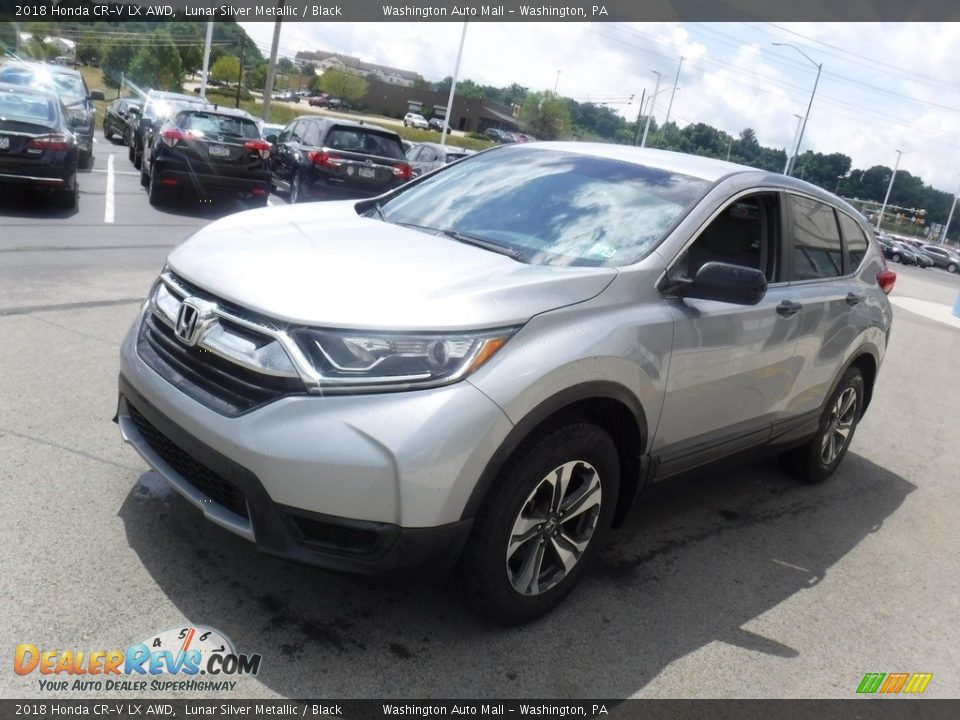 2018 Honda CR-V LX AWD Lunar Silver Metallic / Black Photo #5