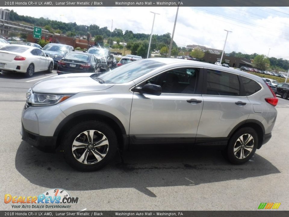 2018 Honda CR-V LX AWD Lunar Silver Metallic / Black Photo #6