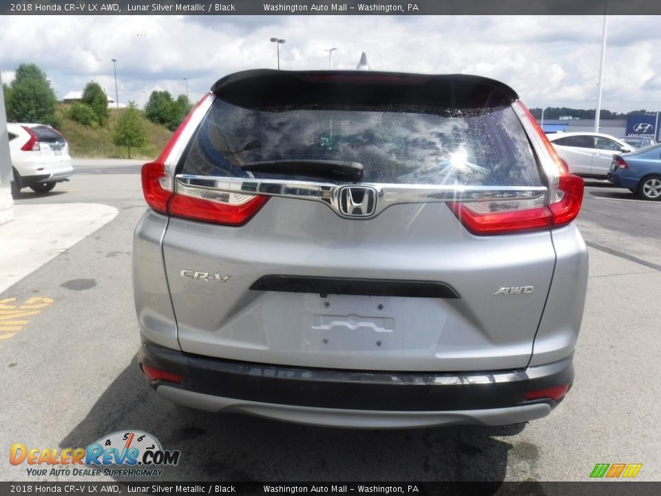 2018 Honda CR-V LX AWD Lunar Silver Metallic / Black Photo #7