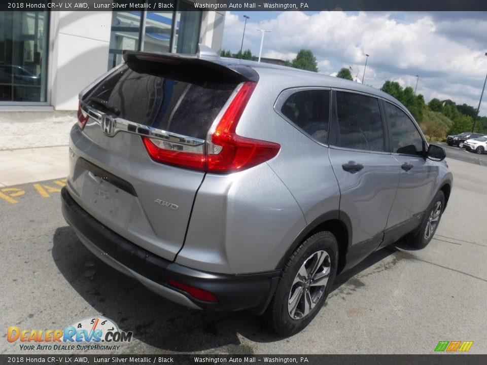 2018 Honda CR-V LX AWD Lunar Silver Metallic / Black Photo #8