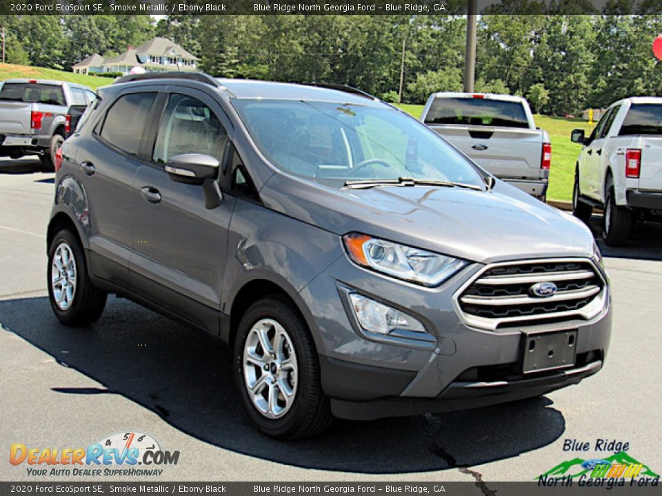 2020 Ford EcoSport SE Smoke Metallic / Ebony Black Photo #7