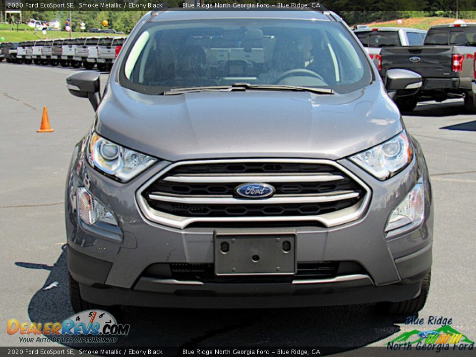 2020 Ford EcoSport SE Smoke Metallic / Ebony Black Photo #8