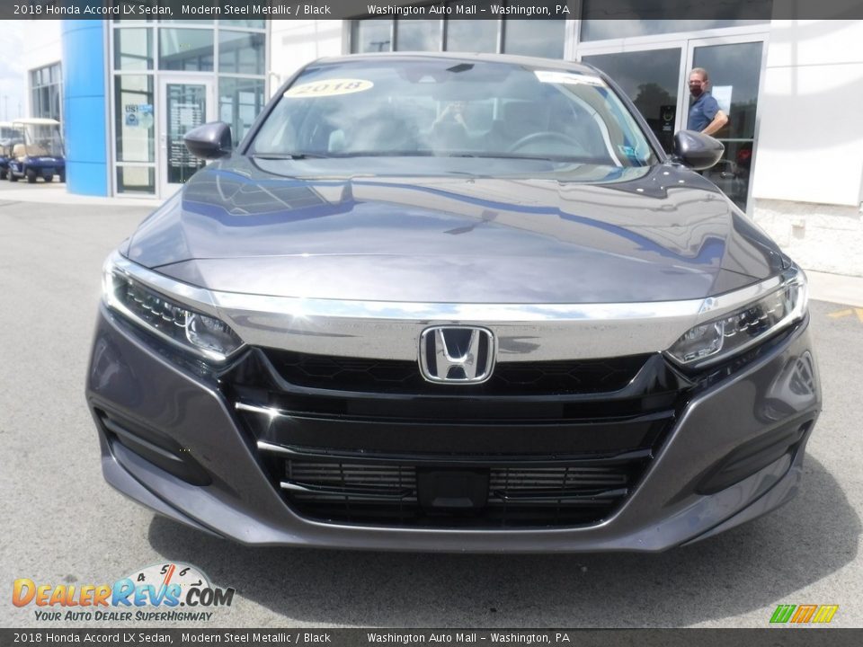 2018 Honda Accord LX Sedan Modern Steel Metallic / Black Photo #4