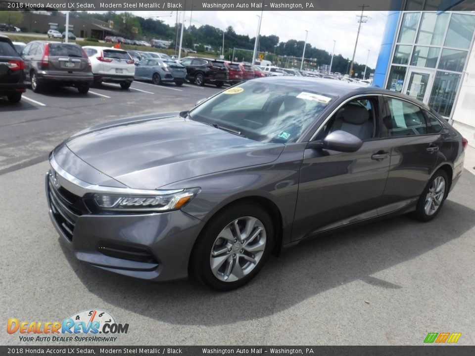 2018 Honda Accord LX Sedan Modern Steel Metallic / Black Photo #5