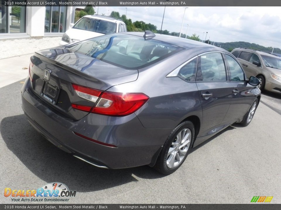 2018 Honda Accord LX Sedan Modern Steel Metallic / Black Photo #9