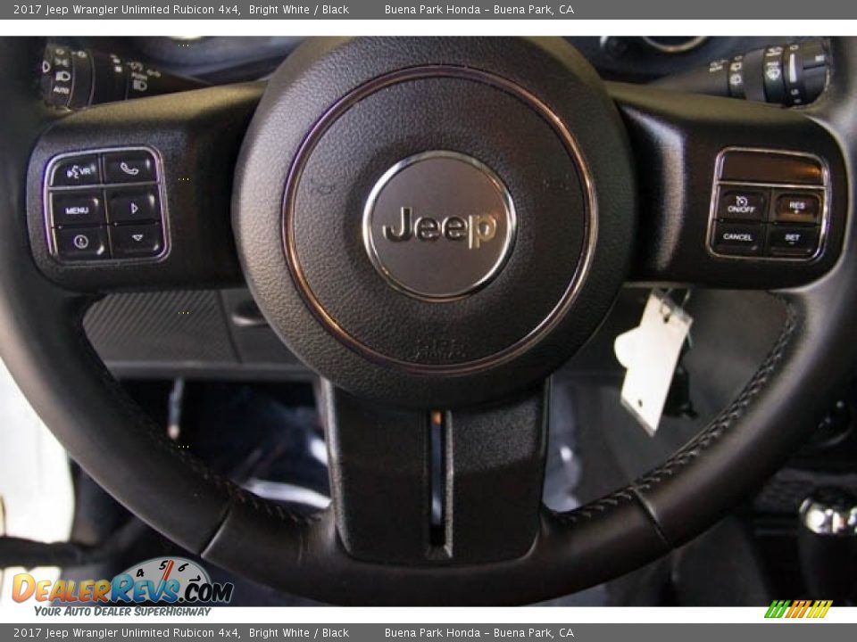 2017 Jeep Wrangler Unlimited Rubicon 4x4 Bright White / Black Photo #11