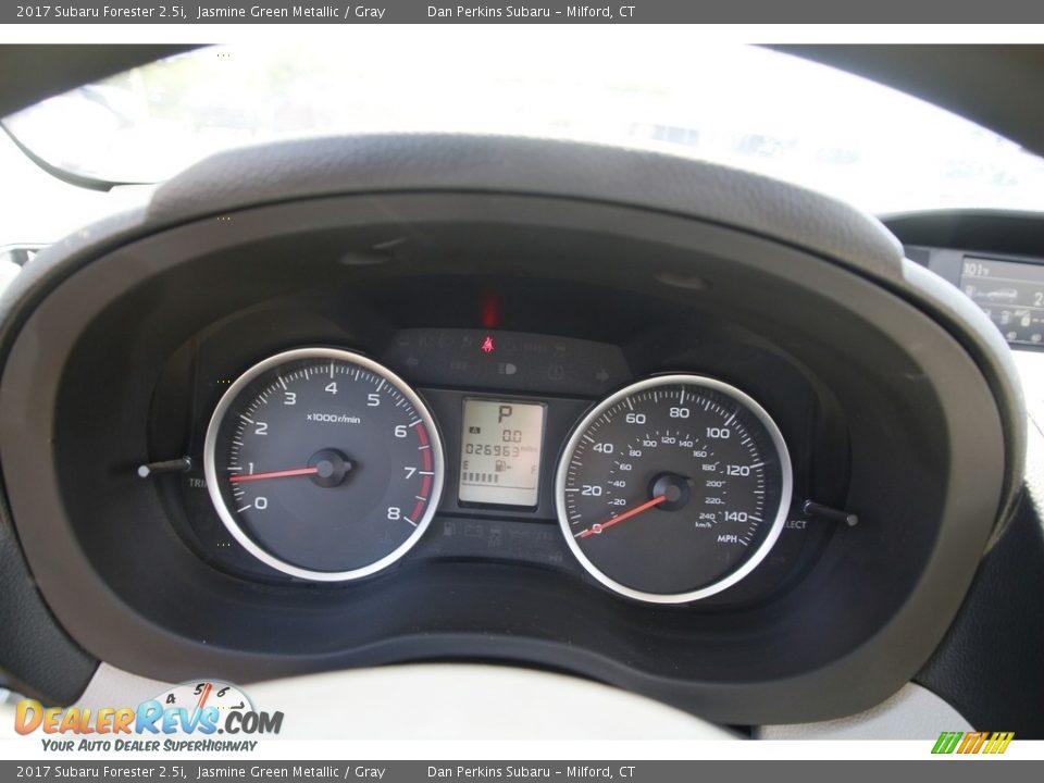 2017 Subaru Forester 2.5i Jasmine Green Metallic / Gray Photo #17