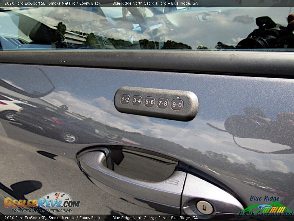 2020 Ford EcoSport SE Smoke Metallic / Ebony Black Photo #25