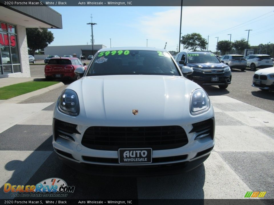 2020 Porsche Macan S White / Black Photo #2