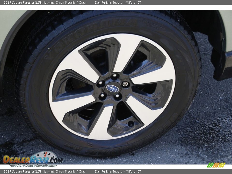 2017 Subaru Forester 2.5i Jasmine Green Metallic / Gray Photo #24