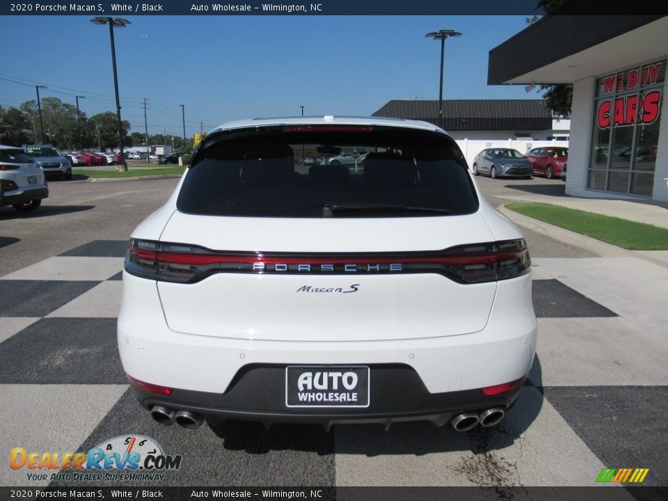 2020 Porsche Macan S White / Black Photo #4